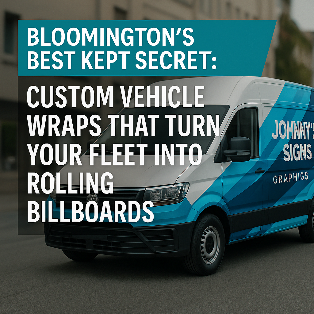 Custom Vehicle Wraps in Bloomington | Johnny’s Signs